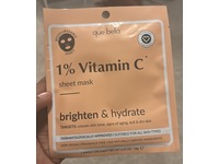 Que Bella 1% Vitamin C Sheet Mask, 0.63 oz/18 g - Image 3