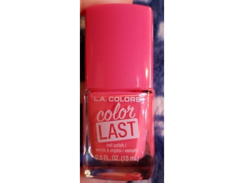 L A Colors Color Last Nail Polish, Never Ending, 0.5 fl oz/15 mL