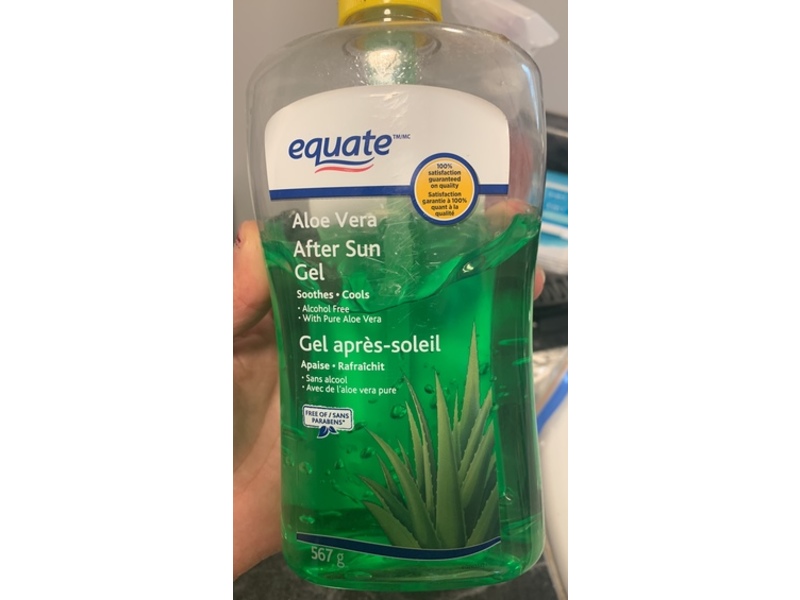 Equate Aloe Vera After Sun Gel, 567 g