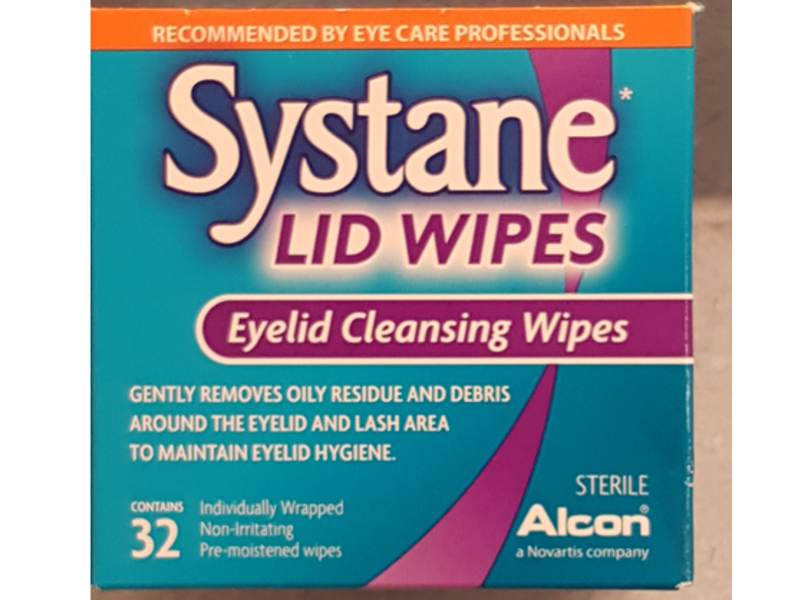 Systane Eyelid Cleansing Wipes, 32 Count