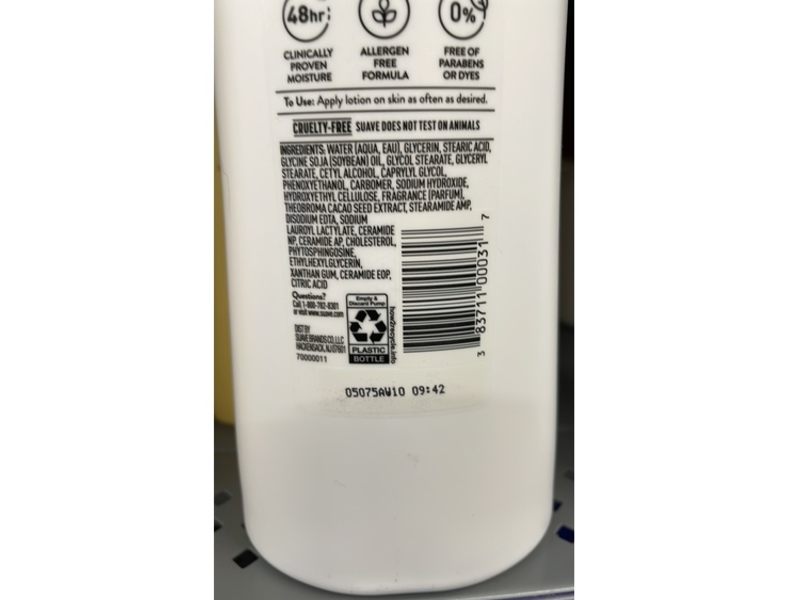 Suave Advanced Healing Lotion, Ceramides, 28 fl oz/828 mL