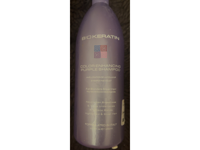 Biokeratin Color Enhancing Purple Shampoo, 33.8 fl oz