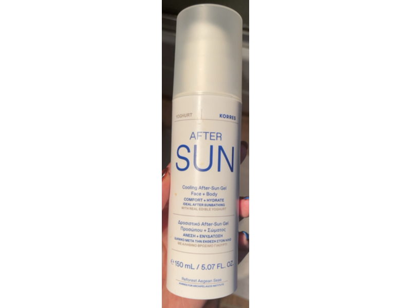 Korres Cooling After Sun Gel, 5 fl oz/150 mL