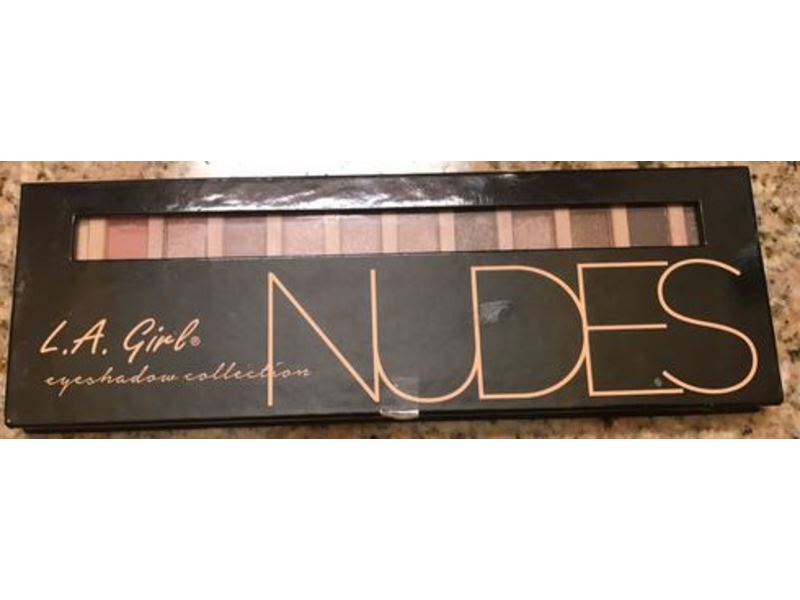 L.A. Girl Beauty Brick Eyeshadow Collection, GES331 Nudes, 0.42 oz / 12 g