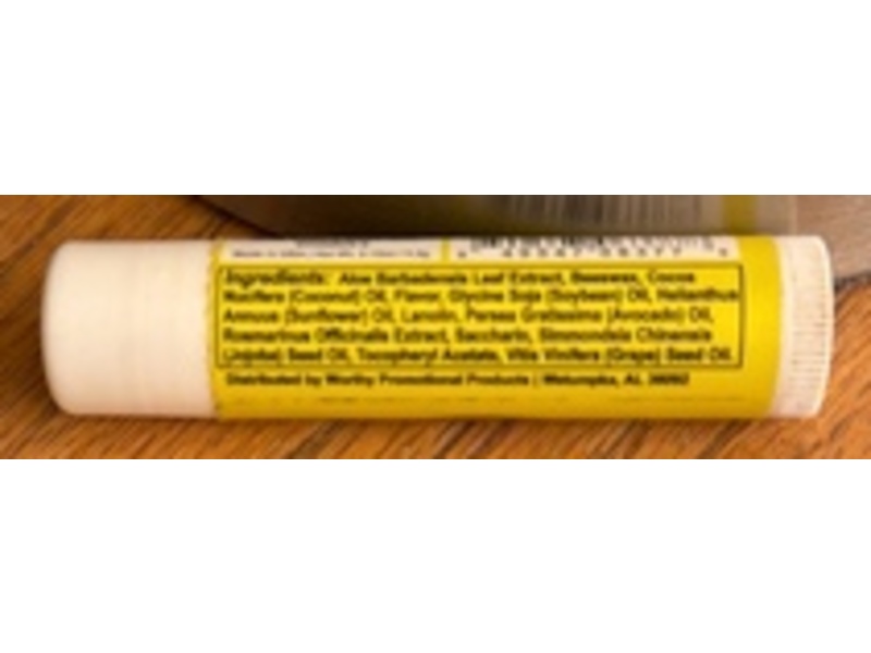 Buc-ee's Smooth Mint Lip Balm, Aloe Vera, Bees wax & Vitamin E, 0.15 oz/4.2 g