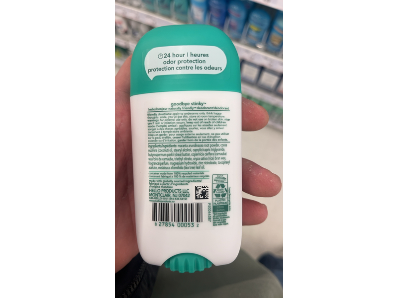 Hello Deodorant, Eucalyptus + Sage, 2.6 oz/73 g