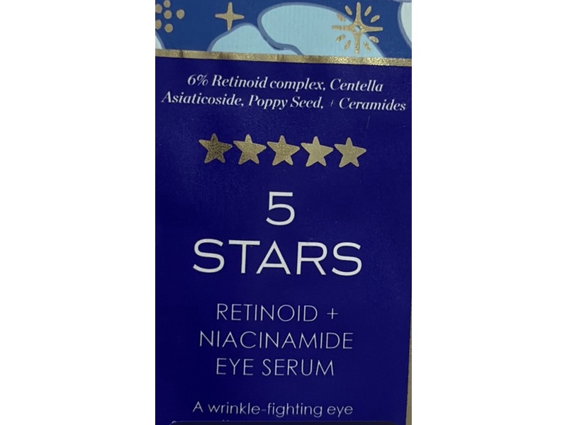 Sunday Riley 5 Stars Eye Serum, Retinoid + Niacinamide