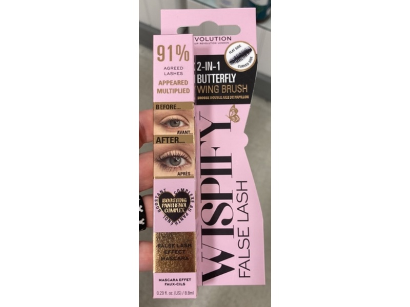 Revolution Beauty Wispify False Lash Effect Mascara, 0.29 fl oz/8.8 mL
