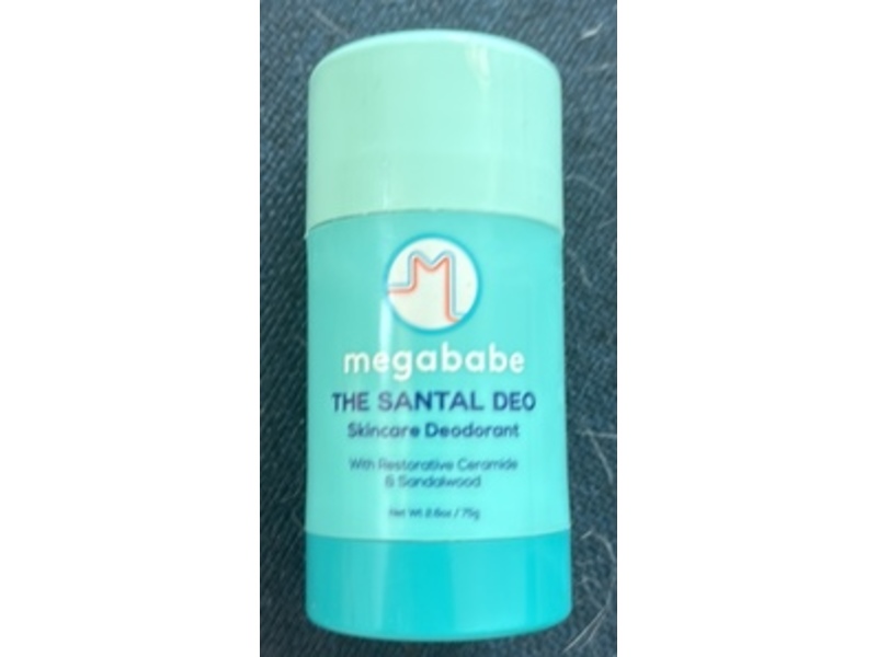 Megababe The Santal Deodorant, Ceramide & Sandalwood, 2 fl oz/75 g