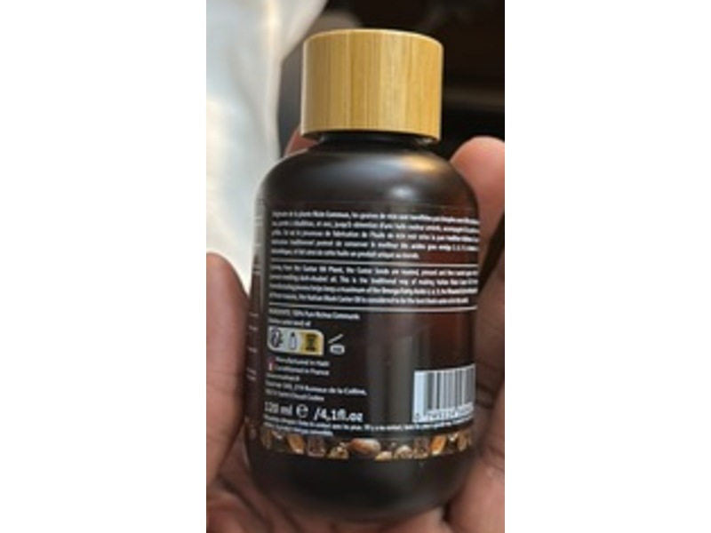 Evas Hair Haitian Black Castor Oil, 4.1 fl oz/120 mL