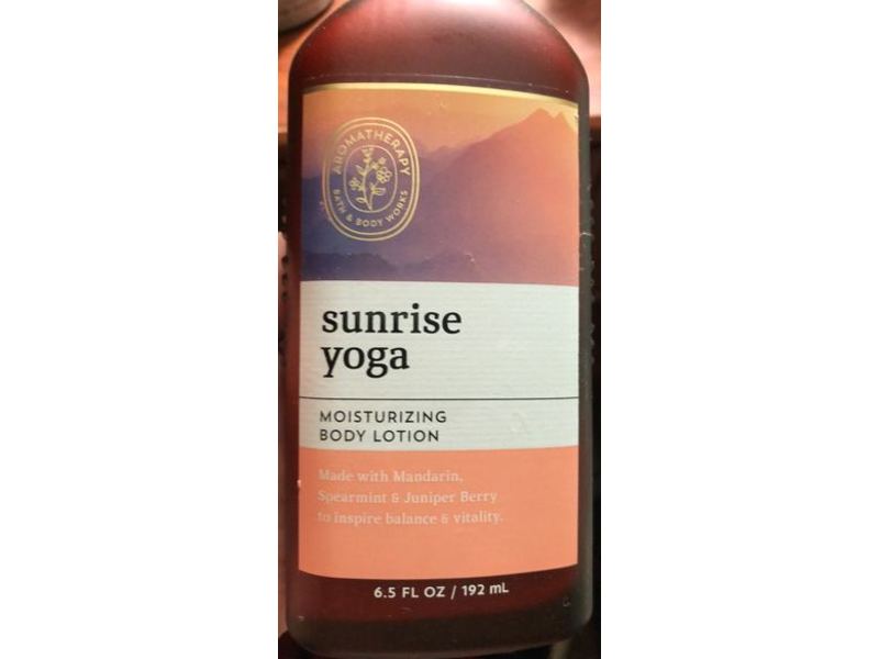 Bath & Body Works Sunrise Yoga Moisturizing Body Lotion, 6.5 fl oz/192 mL