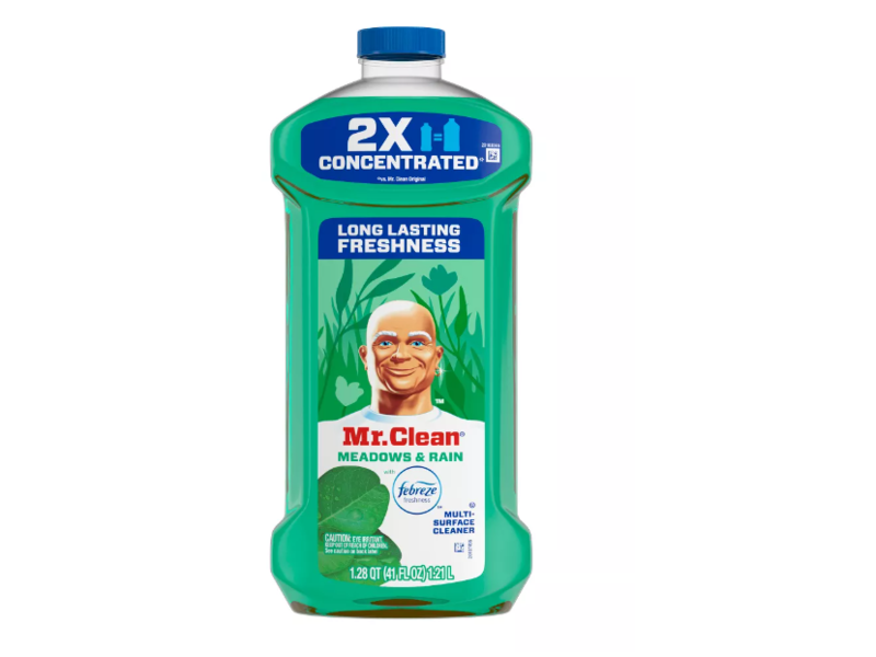 Mr. Clean Febreze Freshness Multi Surface Cleaner, Meadows & Rain Scent, 41 fl oz/1.21 L
