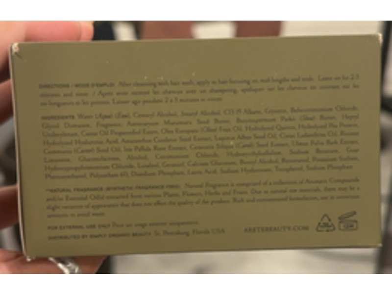 Arete Heal & Hydrate Conditioning Creme, 5.8 oz/164 g