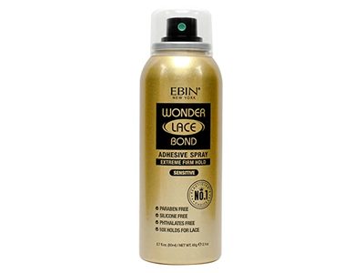 Ebin New York Wonder Lace Bond Adhesive Spray, Sensitive, 2.7 fl oz/ 80 mL