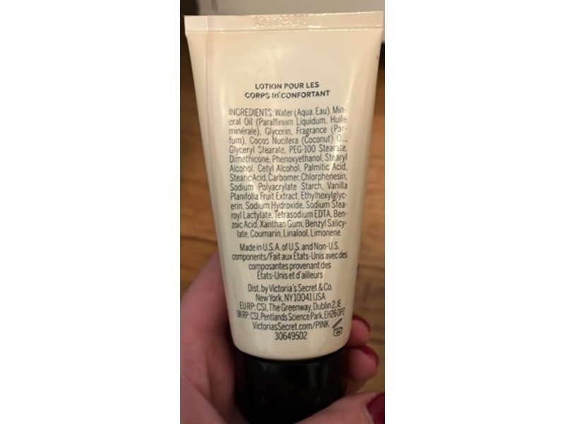 Victoria's Secret Pink Comforting Body Lotion, Vanilla, 2.5 fl oz/75 mL