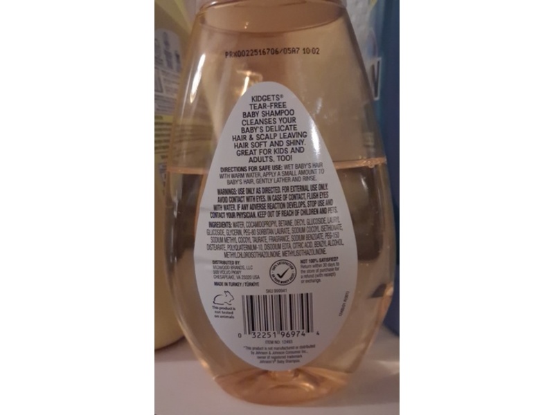 Kidgets Baby Shampoo, Tear-Free, 13.6 fl oz/400 mL