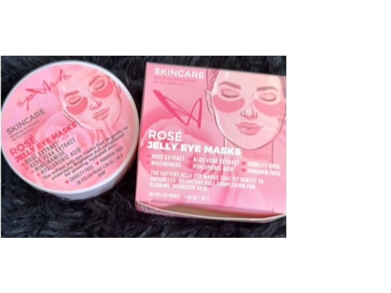 Skincare Rose Jelly Eye Masks, 1.34 oz/38 g, 15 Pairs