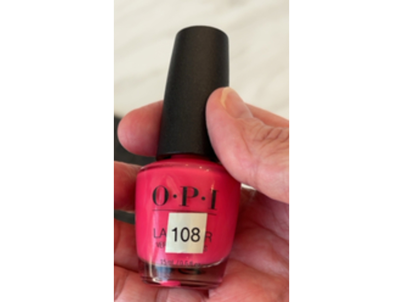 O.P.I Nail Lacquer, Charged Up Cherry, 0.5 fl oz/15 mL