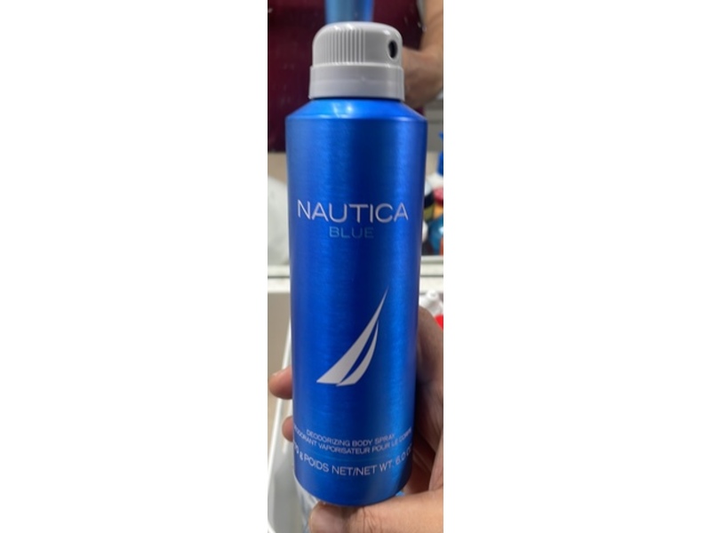 Nautica Blue Deodorizing Body Spray, 6 oz/170 g