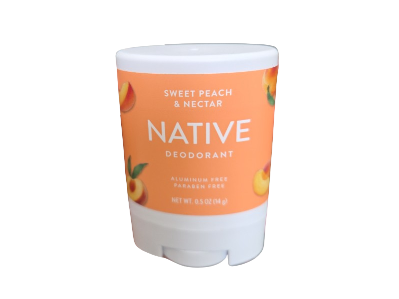 Native Deodorant, Sweet Peach & Nectar, 0.5 oz/14 g
