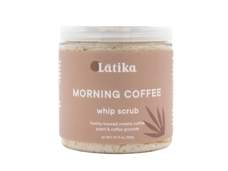 Latika Whip Scrub, Morning Coffee, 8 oz/226 g