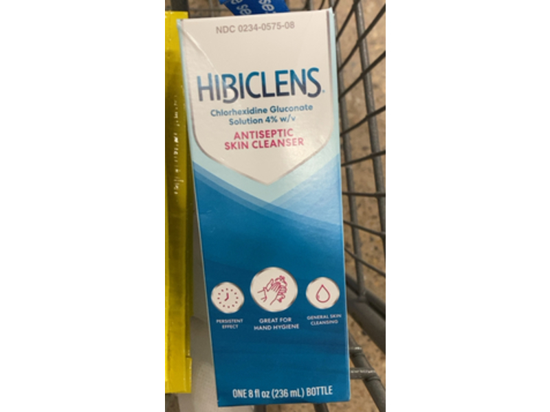 Hibiclens Antiseptic Skin Cleanser, Chlorhexidine Gluconate Solution 4.0%, 8 fl oz/236 mL