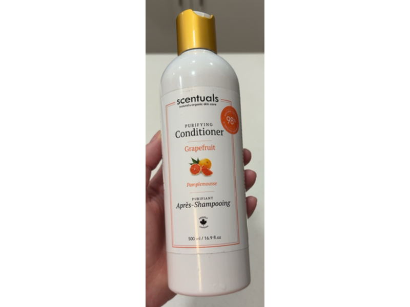 Scentuals Purifying Conditioner, Grapefruit, 16.9 fl oz/500 mL