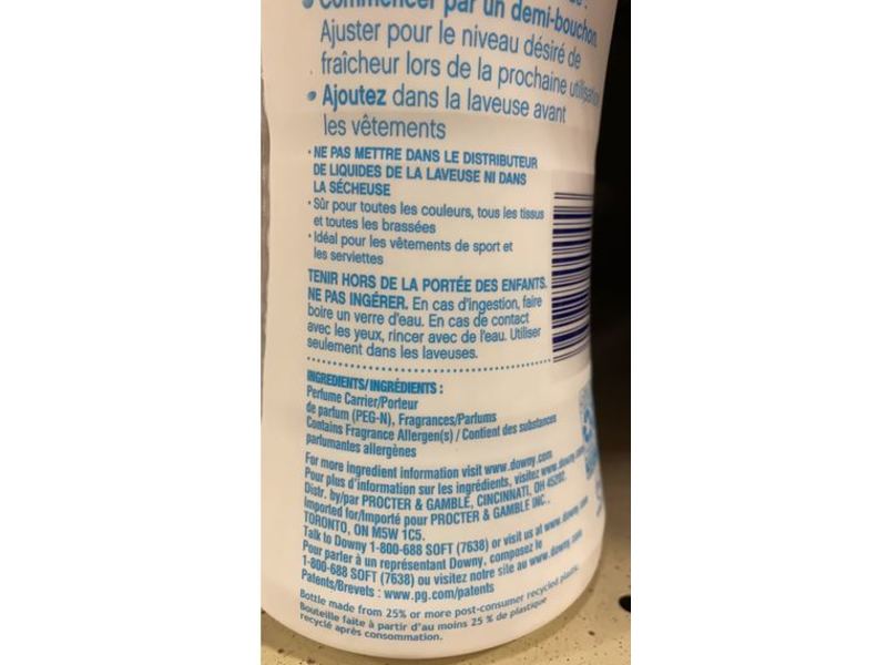 Downy Light In-Wash Scent Booster, Ocean Mist, 14.8 oz/422 g