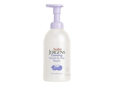 Jergens Baby Calming Head-to-Toe Wash, Shea & Lavender Oils, 18 fl oz/532 mL
