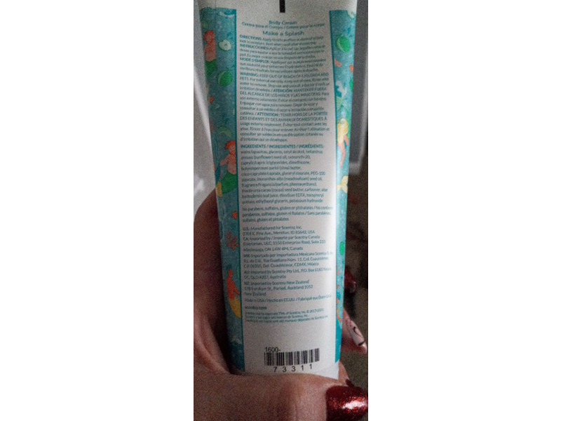 Scentsy Make A Splash Body Cream, 8 fl oz/237 mL