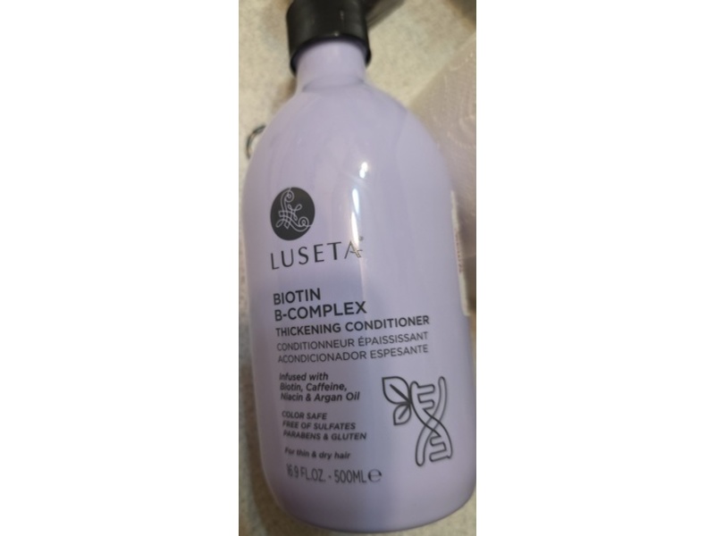L Luseta Biotin B-Complex Thickening Conditioner, 16.9 fl oz/500 mL