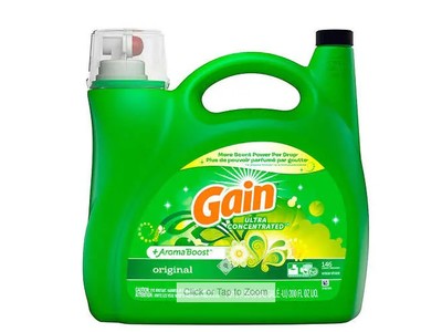 Gain Ultra Concentrated +Aroma Boost Laundry Detergent, Original, 145 Loads, 200 fl oz/5.91 L
