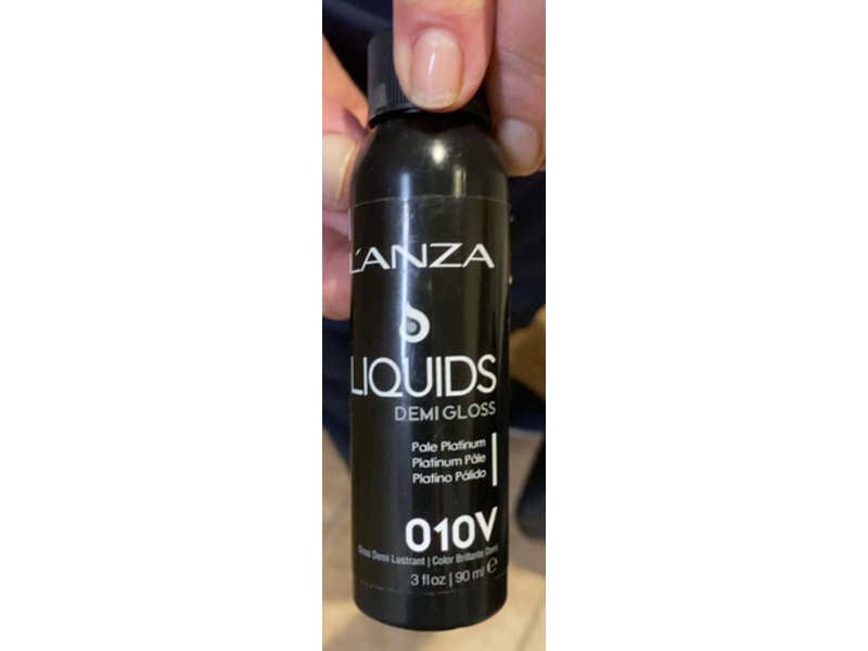 L'anza Liquids Demi Gloss, 010V Ultra Light Violet Blonde, 3 fl oz/90 mL