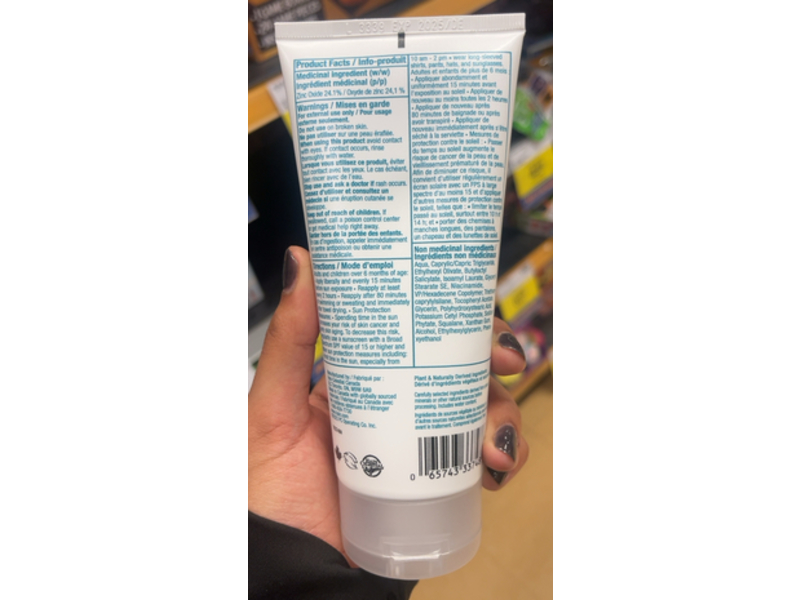 Live Clean Sheer Mineral Sunscreen Lotion, SPF 30, 177 g