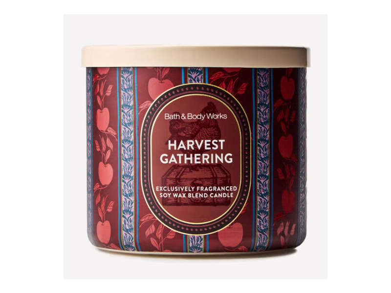 Bath & Body Works Scented Candle, Harvest Gathering, 14.5 oz/411 g