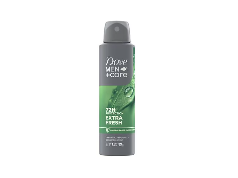 Dove Men + Care Antiperspirant Dry Spray, Extra Fresh, 3.8 oz/107 g