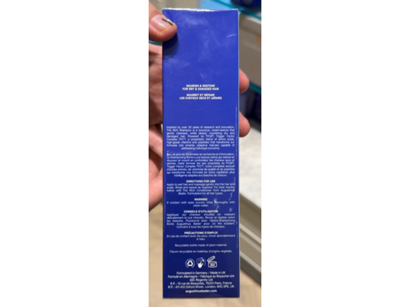 Augustinus Bader The Rich Shampoo, Tfc8, 6.7 fl oz/200 mL