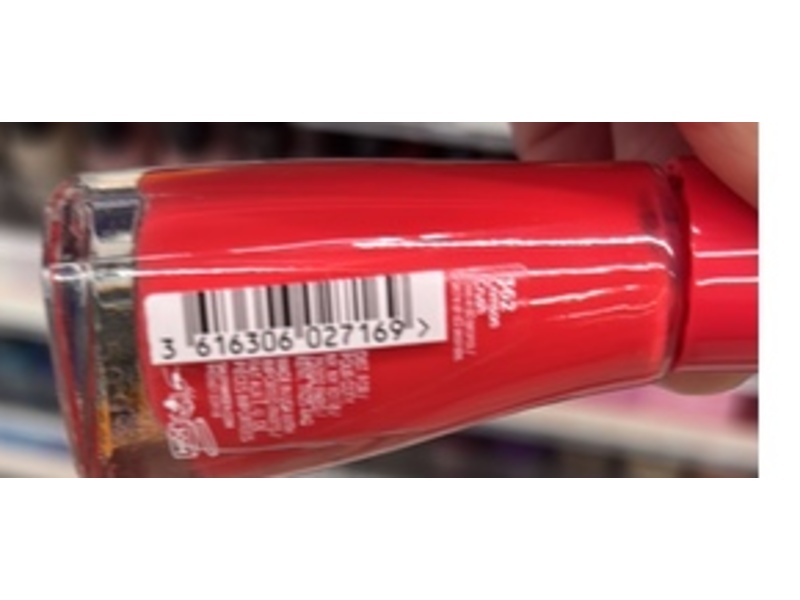 Sally Hansen Insta-Dri Nail Color, 362 Crimson Crush, 0.31 fl oz/9.17 mL