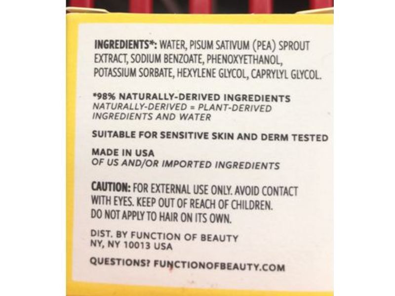 Function Of Beauty Strengthen #Hairgoal Booster Shots, Fragrance Free, 2 fl oz
