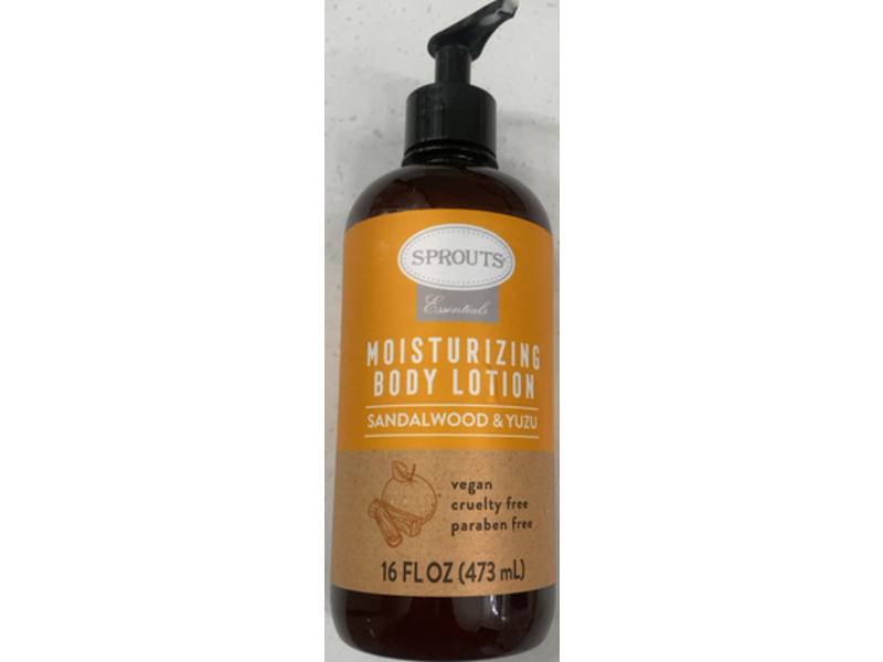 Sprouts Moisturizing Body Lotion, Sandalwood & Yuzu, 16 fl oz/473 mL