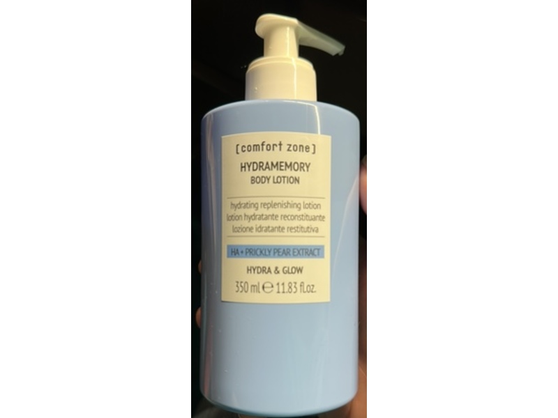 Comfort Zone Hydramemory Body Lotion, HA + Prickly Pear Extract, 11.83 fl oz/350 mL