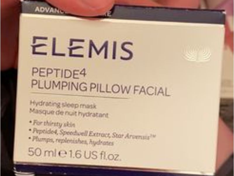 Elemis Peptide 4 Plumping Pillow Facial, Hydrating Sleep Mask, 1.6 fl oz/50 mL