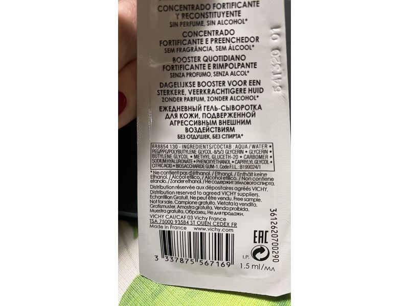 Vichy Laboratories Mineral 89 Daily Booster, 1.5 mL