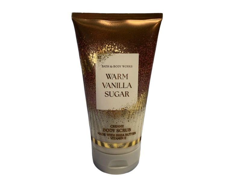 Bath & Body Works Warm Vanilla Sugar Body Scurb, Shea Butter & Vitamin E, 8 oz/226 g