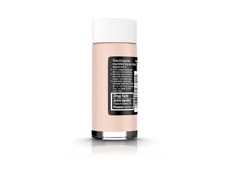 Neutrogena Nourishing Long Wear Makeup, Natural Ivory 20, 1 oz