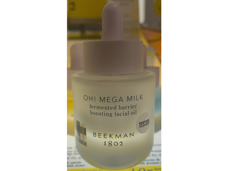 Beekman 1802 Oh! Mega Milk Fermented Barrier Boosting Facial Oil, 1.0 fl oz/29.57 mL