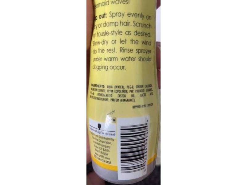 Schwarzkopf Got 2B Beach Trippin Waving Spray, Salt Infusion, 6.8 fl oz/200 mL, Pack Of 3