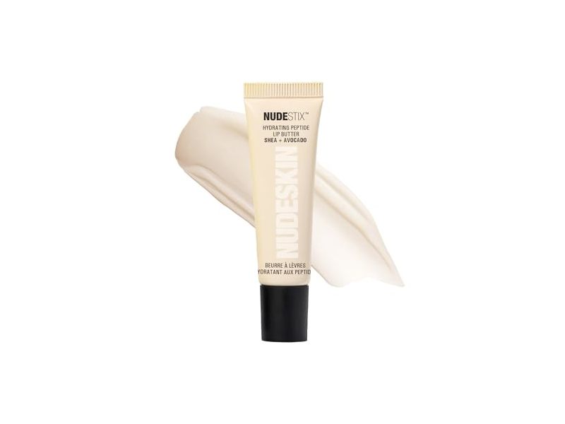 Nudestix Hydrating Peptide Lip Butter, Clear Gloss, 0.34 fl oz/10 mL