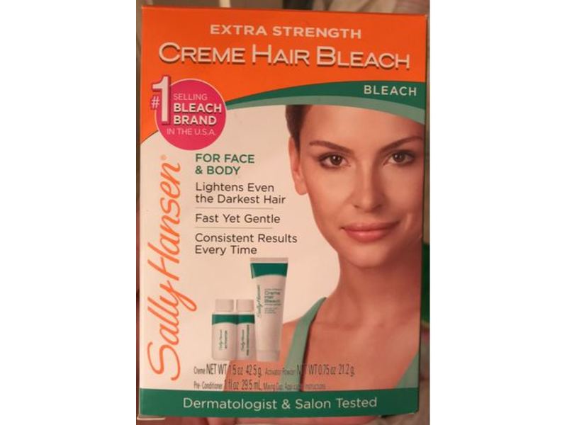 Sally Hansen Creme Hair Bleach Set, Extra Strength, Face & Body
