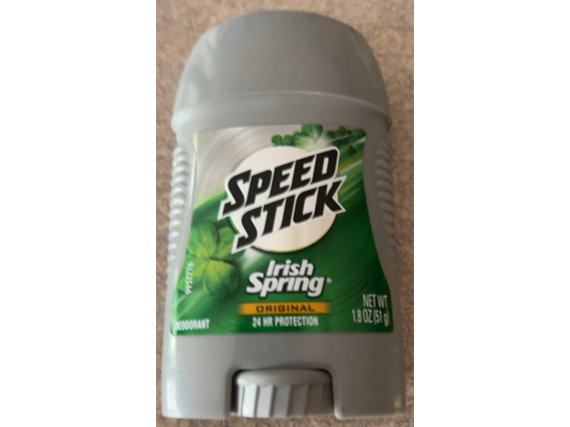 Speed Stick Irish Spring Deodorant, Original, 1.8 oz/51 g